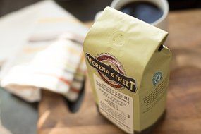 Verena Street Coffee Julien's Breakfast Blend, whole bean medium roast, 2LB (32oz.), Rainforest Alliance Certified... N6