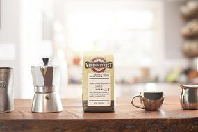 Verena Street Coffee Julien's Breakfast Blend, whole bean medium roast, 2LB (32oz.), Rainforest Alliance Certified... N14