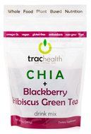 Trac Health Chia Plus Blackberry Hibiscus Green Tea Drink Mix, 273 Gram