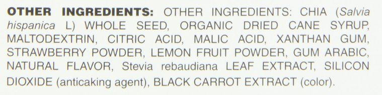 Trac Health Chia Plus Blackberry Hibiscus Green Tea Drink Mix, 273 Gram N10