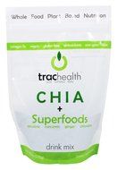 Trac Health Chia Plus Blackberry Hibiscus Green Tea Drink Mix, 273 Gram N11
