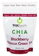 Trac Health Chia Plus Blackberry Hibiscus Green Tea Drink Mix, 273 Gram N13