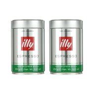 illy Caffe Decaffeinated Ground Coffee (Medium Roast, Green Band) 8.8 coffee cans (Pack of 6) N3