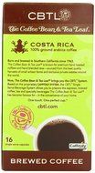 CBTL Costa Rica Brew Coffee Capsules By The Coffee Bean &amp; Tea Leaf, 16-Count Box N3