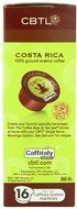 CBTL Costa Rica Brew Coffee Capsules By The Coffee Bean &amp; Tea Leaf, 16-Count Box N4