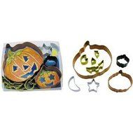R &amp; M Jack O'Lantern 9 Piece Cookie Cutter Set, Assorted Colors