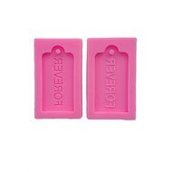 Wocuz WZ1236 FOREVER Pendant Shape Silicone Mold Fondant Mold Cupcake Cake Top Decoration Tool Cake Side Decorating...