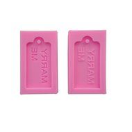 Wocuz WZ1236 FOREVER Pendant Shape Silicone Mold Fondant Mold Cupcake Cake Top Decoration Tool Cake Side Decorating... N3