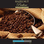 Kaffina Kaffe Premium Gourmet Ground Coffee - Flavored - Medium Rosted Hazelnut Praline Coffee N4