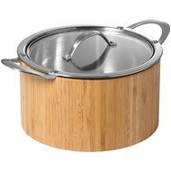 CAT CORA by Starfrit Stainless Steel Cook N Serve Casserole, 3.8-Quart N4
