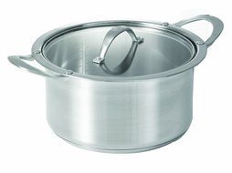 CAT CORA by Starfrit Stainless Steel Cook N Serve Casserole, 3.8-Quart N5