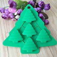 Lariy Cake Mold Christmas Tree Flexible Silicone Mould For Candy Chocolate Soap N2