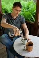Whole Bean Coffee, 100 % Organic by Arise - Signature Medium Roast Blend - 12oz Bag - Colombian and Indonesian N5
