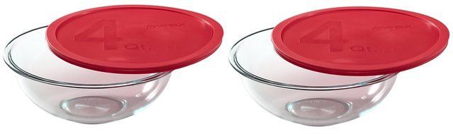 Pyrex Smart Essentials 4-Quart Glass Mixing Bowl N2