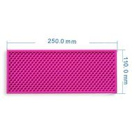 ART Kitchenware Pearl Cake Lace Mat Sugarcraft Baking Fondant Silicone Mold Color Pink N3