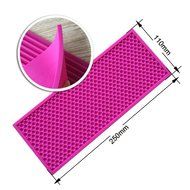 ART Kitchenware Pearl Cake Lace Mat Sugarcraft Baking Fondant Silicone Mold Color Pink N4