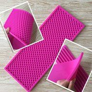 ART Kitchenware Pearl Cake Lace Mat Sugarcraft Baking Fondant Silicone Mold Color Pink N5