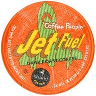 Coffee People Dark Roast, Jet Fuel, K-Cup Portion Pack for Keurig Brewers 24-Count N9