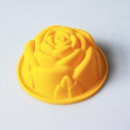 PRACTICAL 10 PCS Silicone Muffin Rose Cookie Cup Cake Baking Mold Chocolate Jelly Maker Mould N5