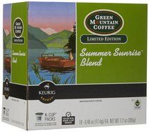 Green Mountain Coffee Summer Sunrise Blend - 18 ct N2