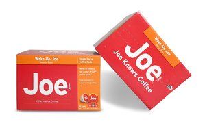 Joe Knows Coffee, Tall Dark and Handsome, Single Serve Pods, 12 Count/Box N2