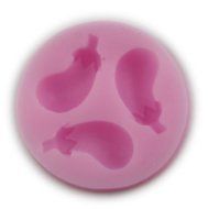 Autek Vegetables Eggplant Fondant Mold Silicone Sugar Craft Cake Decorating #3DMold-103 N2