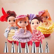 7pcs Stainless Steel Flower Icing Piping Nozzles Tips Pastry Cake Baking Tool N2