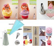 7pcs Stainless Steel Flower Icing Piping Nozzles Tips Pastry Cake Baking Tool N9