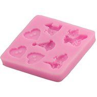 Mr.S Shop Love Heart Button Baby and Bear Shape Silicone Mold DIY Popular For Baking Decoration Tools,Small Size N3