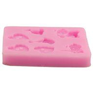 Mr.S Shop Love Heart Button Baby and Bear Shape Silicone Mold DIY Popular For Baking Decoration Tools,Small Size N5