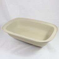 Pampered Chef Family Heritage Stoneware Rectangular Lid/Bowl #1435
