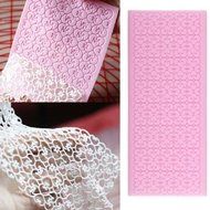 Lace Silicone Mold Fondant Mat Sugar Chocolate Cake Decorated Baking DIY Tool N2