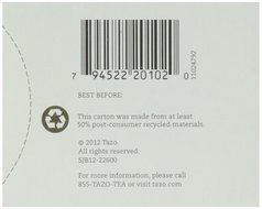 Tazo Tea, Green Ginger Tea, Tea Bags, 20 ct N4