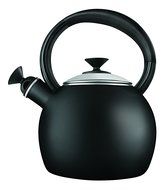 Copco 1-1/2-Quart Enamel on Steel Camden Tea Kettle, Black