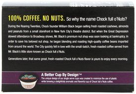 Chock full o'Nuts Coffee 100% Colombian Medium Roast, 12 Single Serve Cups, 3.8 Ounce N17