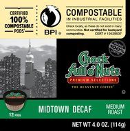 Chock full o'Nuts Coffee 100% Colombian Medium Roast, 12 Single Serve Cups, 3.8 Ounce N22