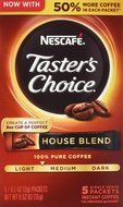Nescafe Taster's Choice Instant Coffee, House Blend, 6 Count (Pack of 12) N8