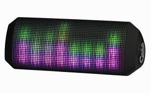 Abdtech 10W Wireless Portable Bluetooth Speakers 6 LED Light Visual Display Mode Powerful Sound with Build in...