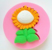 Mr.S Shop Sunflower Smile Silicone Mold Chocolate Candy Jelly Fondant Cake Mold Kitchen Baking Tools&#65292;Small Size