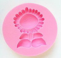 Mr.S Shop Sunflower Smile Silicone Mold Chocolate Candy Jelly Fondant Cake Mold Kitchen Baking Tools&#65292;Small Size N2