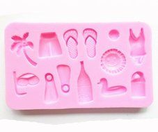 Allforhome(TM) Happy Hour on the Beach Silicone Cake Fondant Mold Chocolate Mould Fondant Pudding Molds Cake Decorating...
