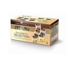 Twinings Selection Blackcurrant Cherry Lemon Four Red Fruits Passionfruit Mango &amp; Orange Flavoured Black Tea 50g...