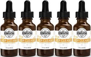 Kombucha Liver Cleanse Tea Liquid Tonic - Liver Detox Cleansing Herbs, Extracted From Organic Kombucha Tea Concentrate... N8