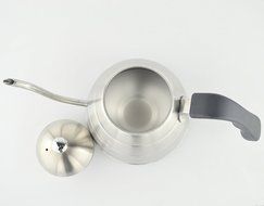 SAMYO Coffee &amp; Tea Drip Kettle - Stainless Steel Precision Gooseneck Spout With Ergonomic Handle N6