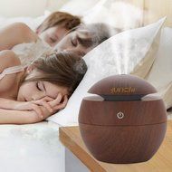 JUNCHI Ultrasonic Essential Oil Diffuser - Humidifier with LED Lights, Compact Size, Silent Operation and Easy-Travel... N4