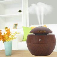 JUNCHI Ultrasonic Essential Oil Diffuser - Humidifier with LED Lights, Compact Size, Silent Operation and Easy-Travel... N5