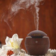 JUNCHI Ultrasonic Essential Oil Diffuser - Humidifier with LED Lights, Compact Size, Silent Operation and Easy-Travel... N6