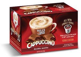 Hills Bros Double Mocha Cappuccino Keurig K-Cups, 12 Count