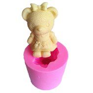 New Arrival! Design Bear Shape Silicone Mold, 3d Fondant Mold,soap Mold,chocolate Mold,cake Tool