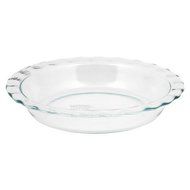 Pyrex Grip Rite 9.5" Glass Pie Pan - Clear